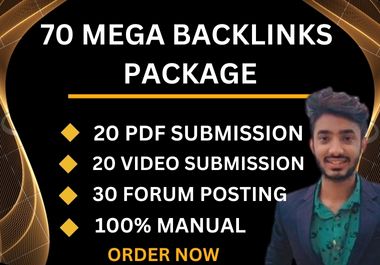I Will Do Manual Do follow MIX Baacklinks Or Linkbuil...
