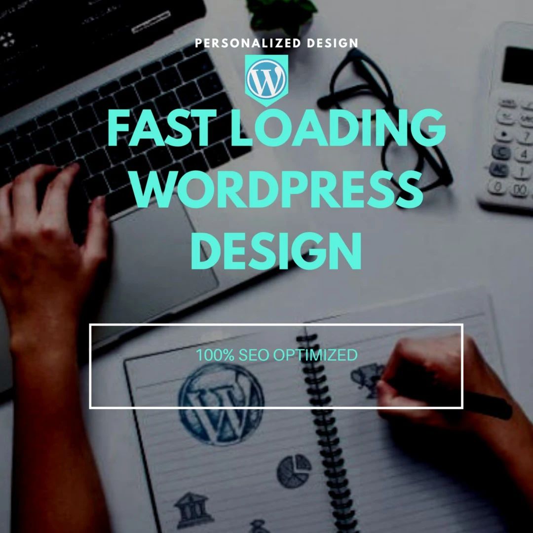 I will design a fast loading seo friendly website in ...