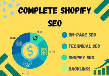 I will do complete shopify SEO for google top ranking