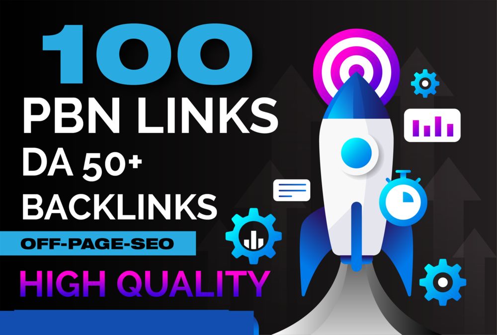 100 PBN on DA 50+ permanent Dofollow SEO backlinks bo...