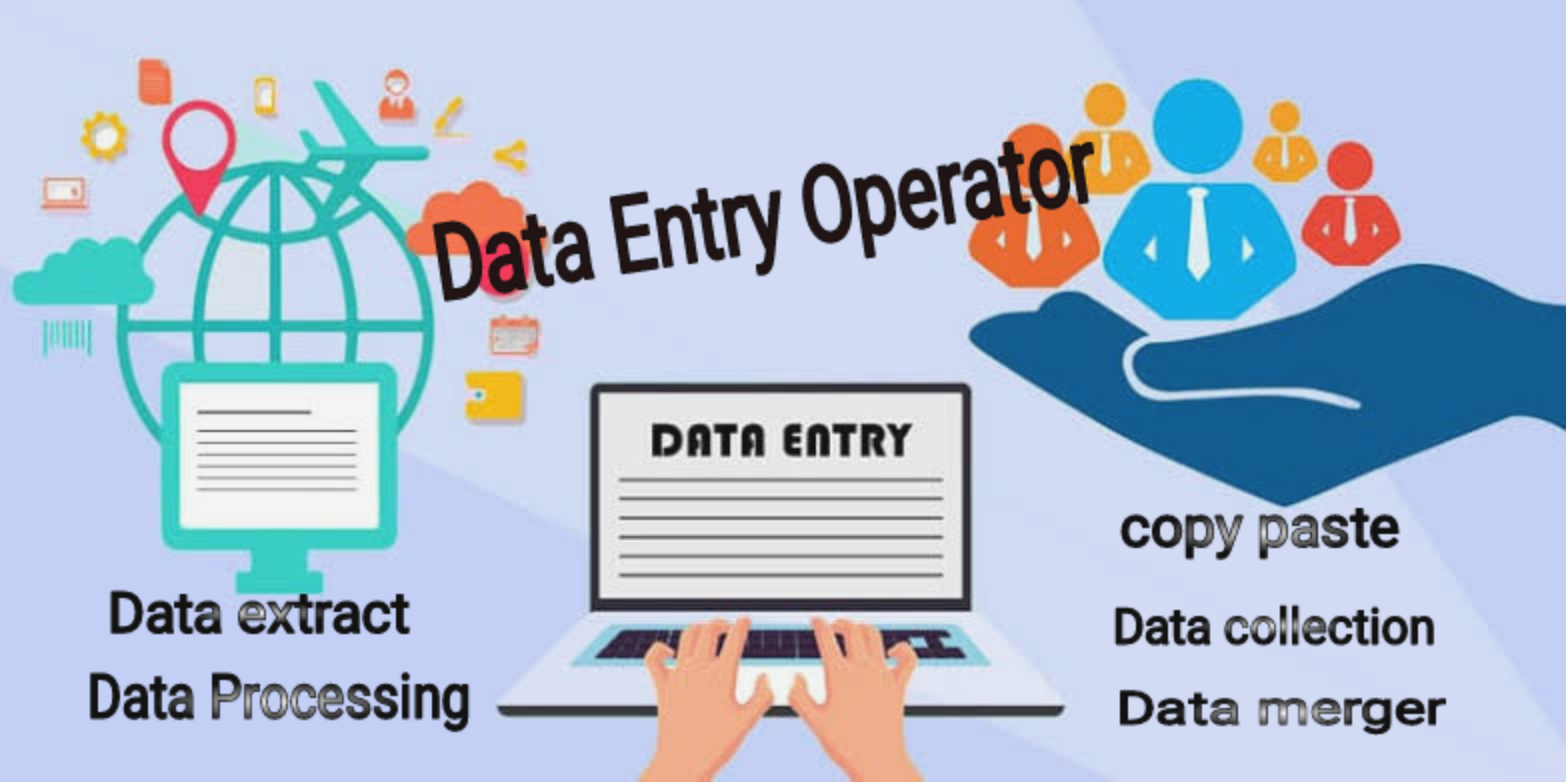 I will do Data entry, copy paste, typing data merger ...