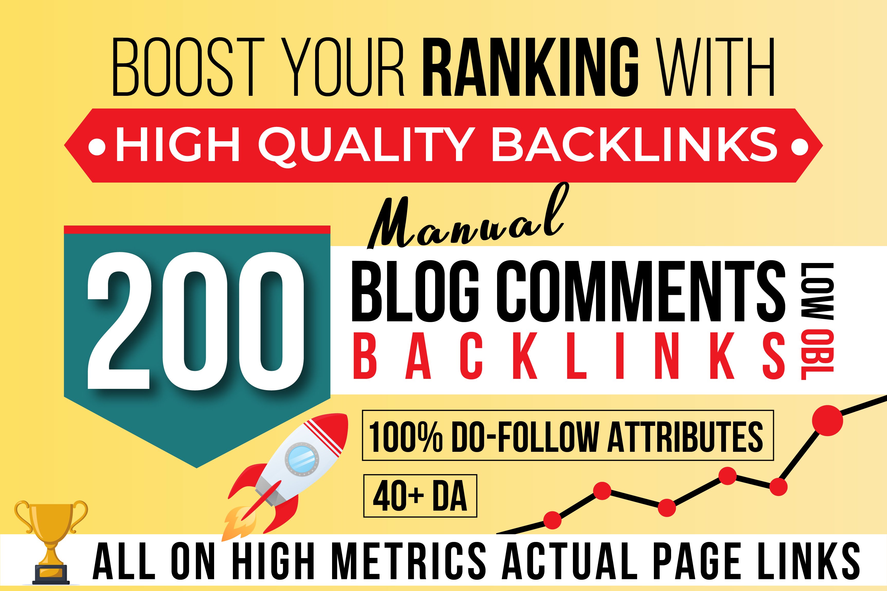 Premium 200 High DA-PA/TF-CF DoFollow Blog Comments W...