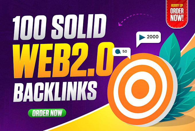 100 SOLID HIGH DA DR 50+ WEB 2.0 BLOGS DOFOLLOW BACKL...
