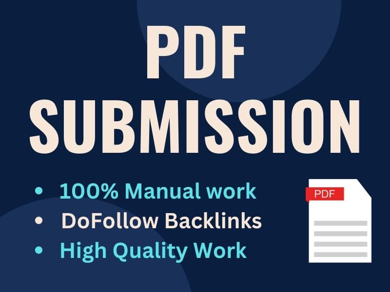 I will manually create 80 pdf submission to 80 high P...