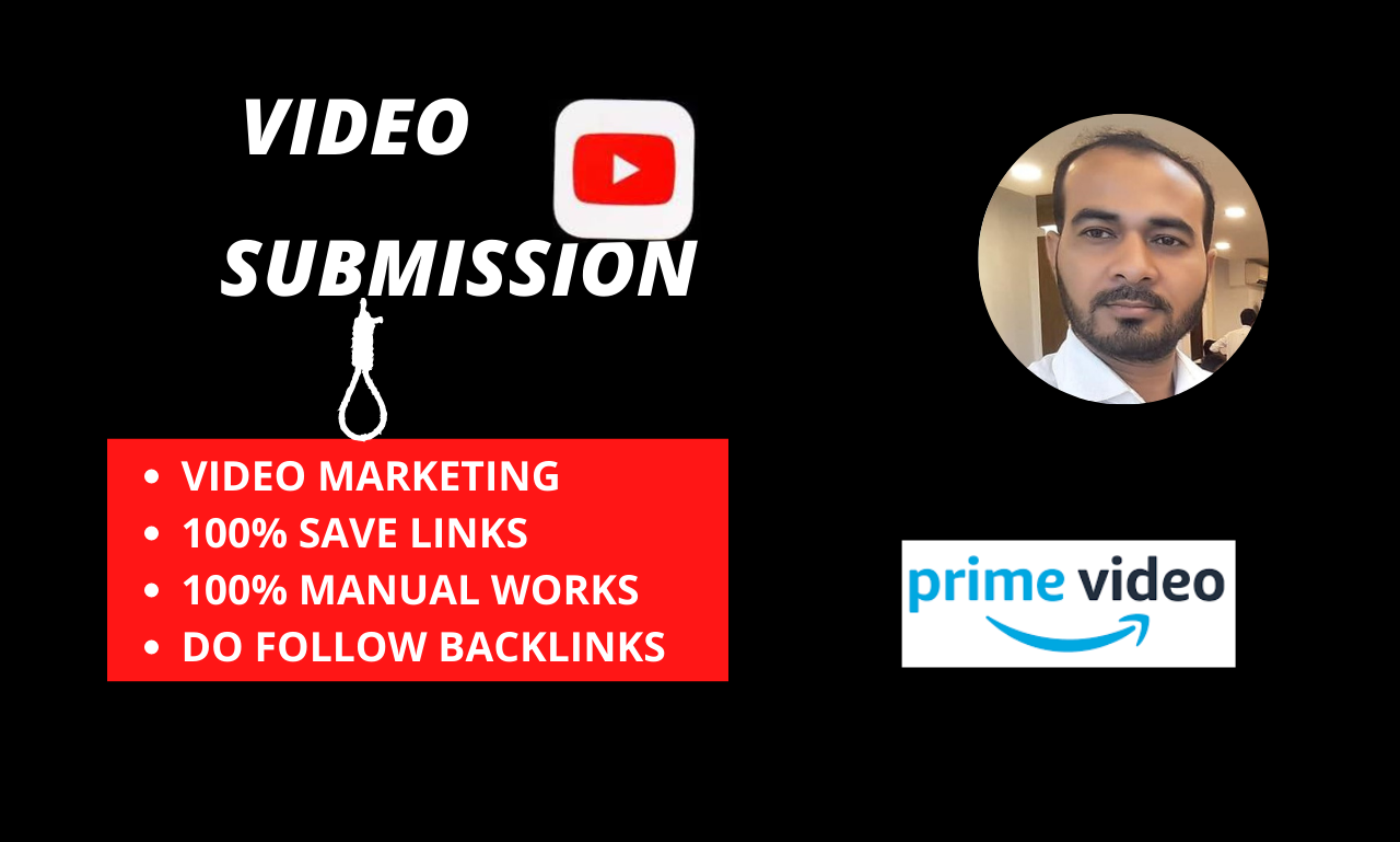 I will manually create 70 video submission to top 70 ...