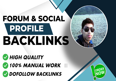 I will create 40 high authority profile backlinks for...