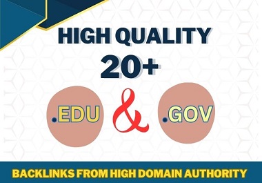 Boost your sites with 20+ high authority dofollow edu...