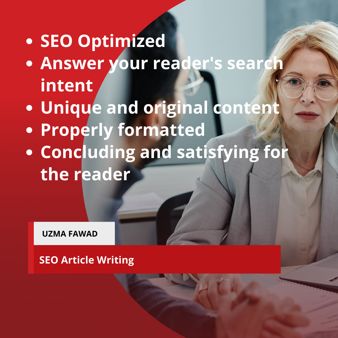 I will write professional seo optimized article of 10...