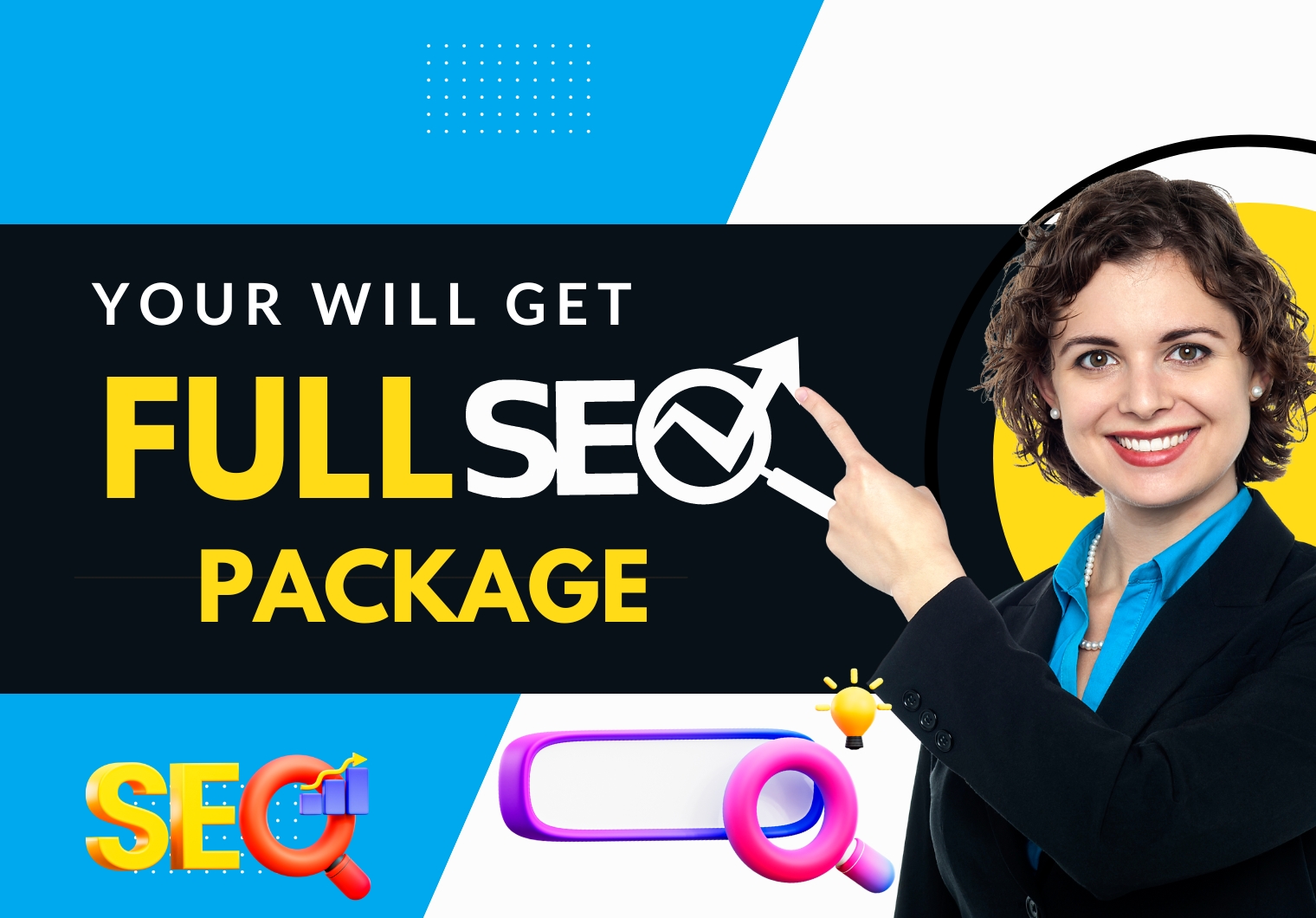 I will do full website ranking seo package for google...