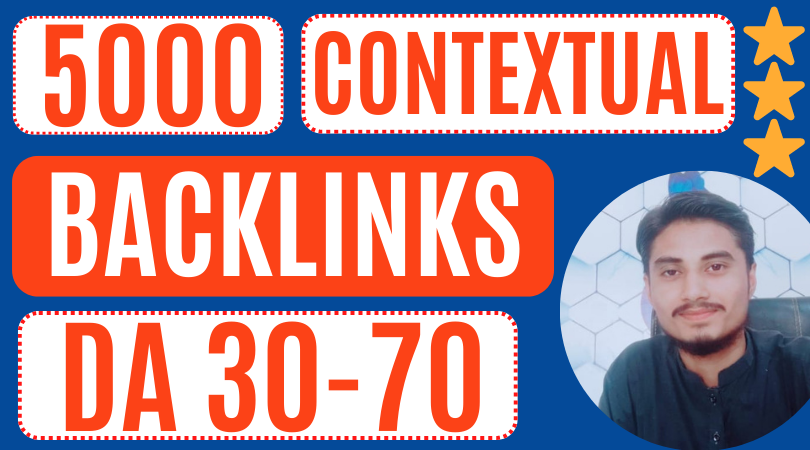 5000 DA30-70 Contextual Backlinks, High DA Article B...