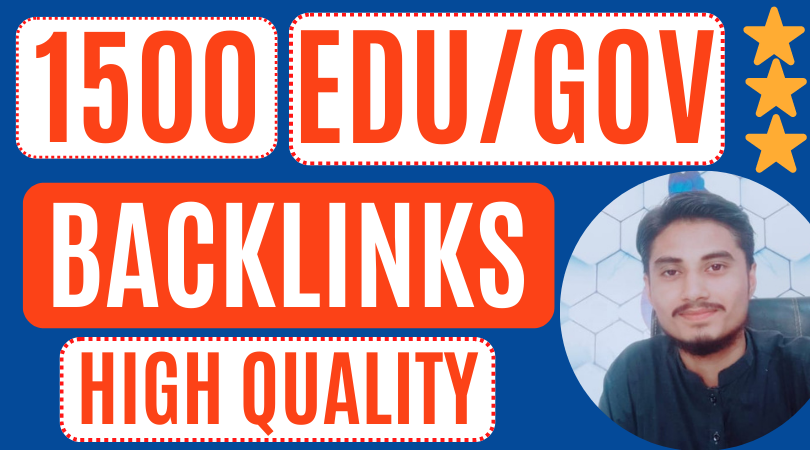 1500 EDU GOV Backlinks, High DA Dofollow EDU GOV Bac...