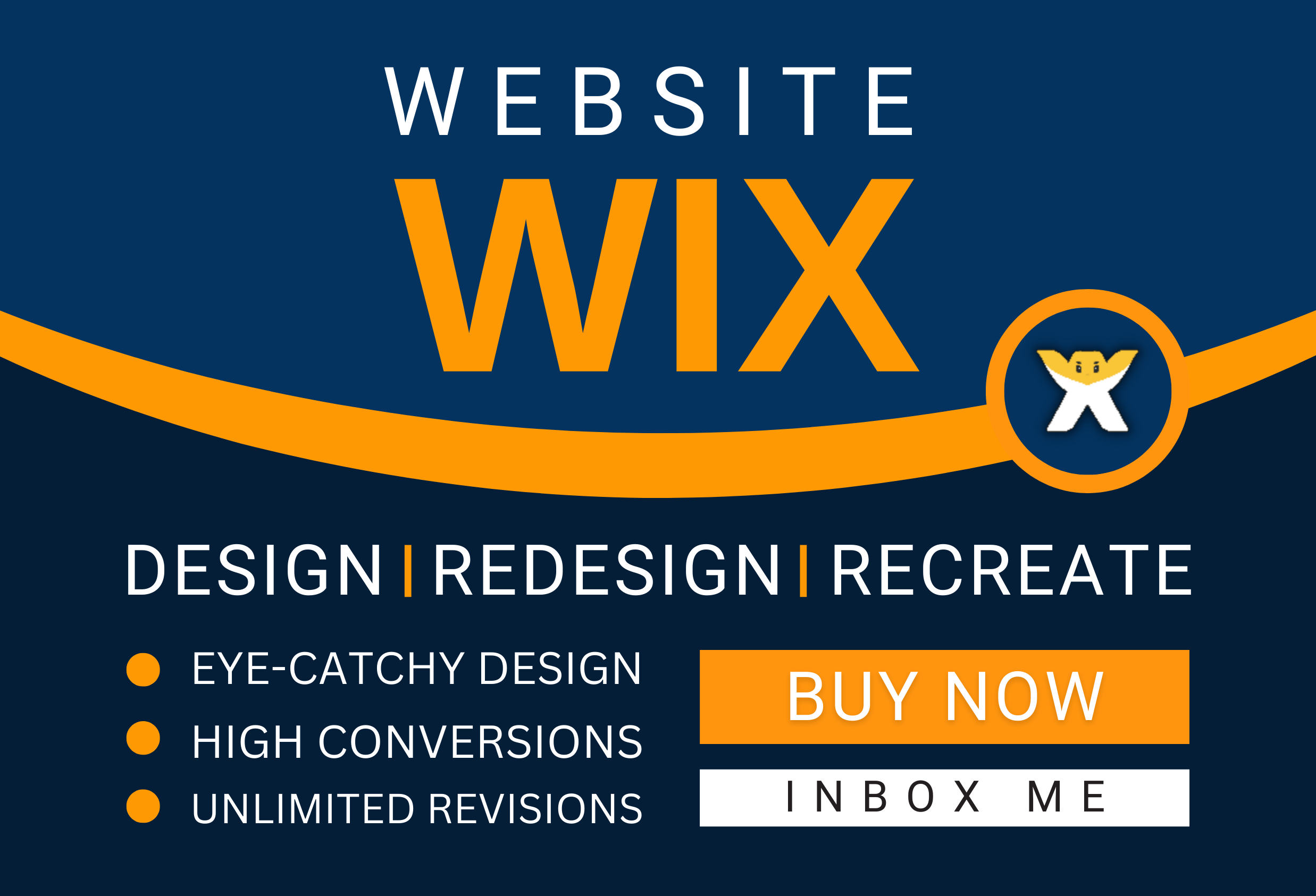 I will create wix website design, redesign wix websi...