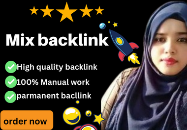 I will do contextual mix backlinks for your ranking w...