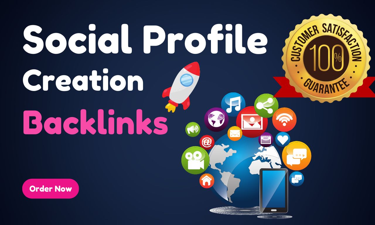 I will create 100 HQ US UK aus profile creation backl...