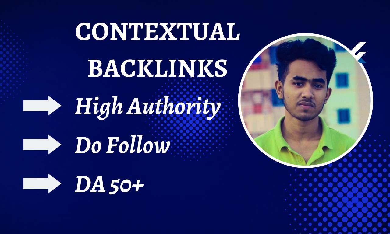 I will build 50 high authority contextual SEO dofollo...