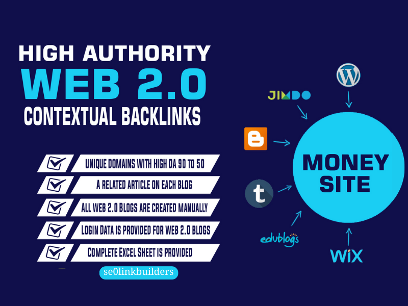 Get 10 High-Quality Web 2.0 Backlinks Done For Your W...