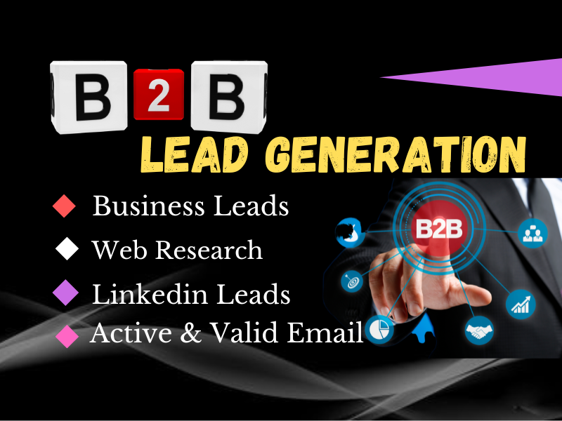 I'll create 100 b2b leads, LinkedIn leads, and an e...