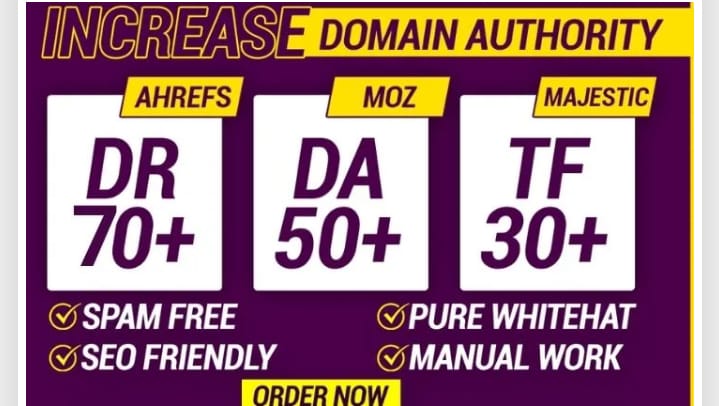 I will increase domain rating ahrefs DR ur domain aut...