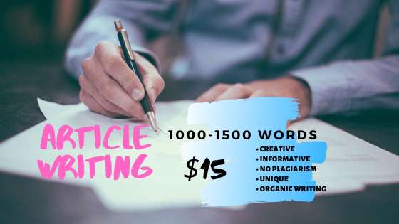 I'll write 1500 WORDS SEO friendly contents for your ...
