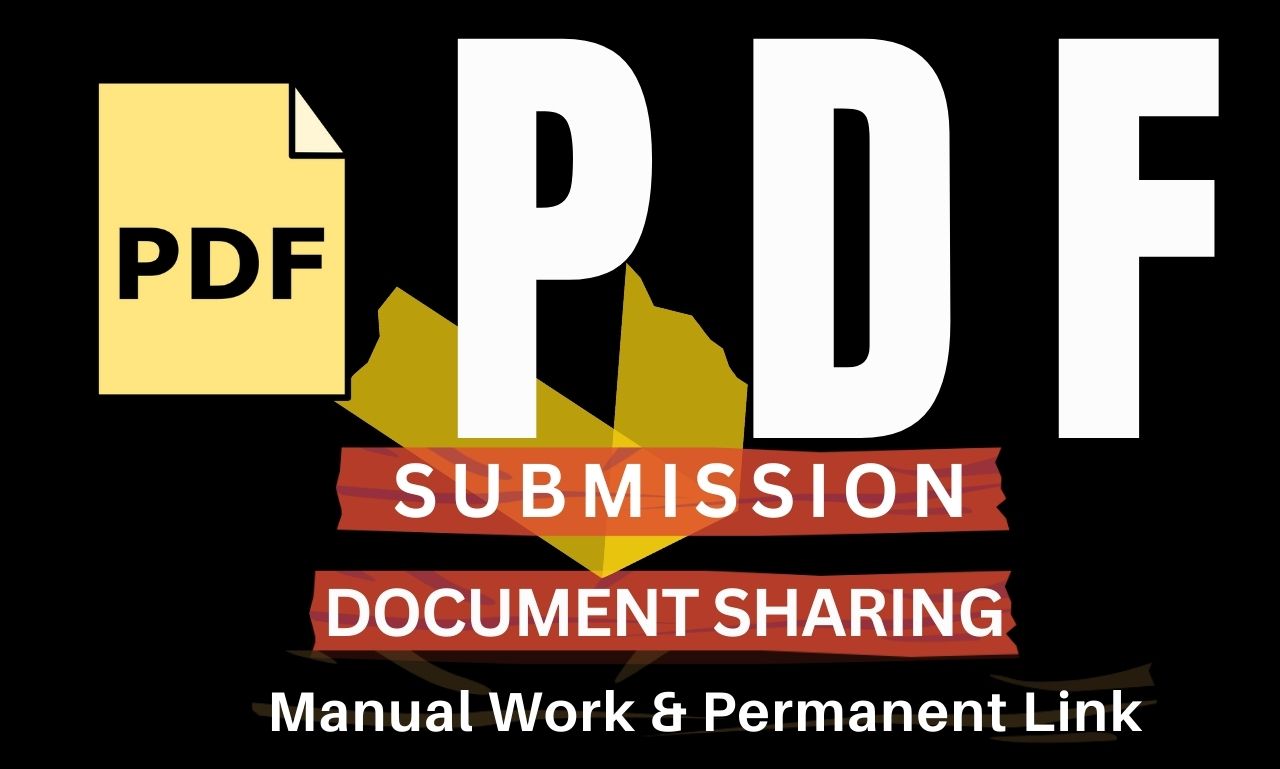 I will manually create 100 pdf submission to high da ...