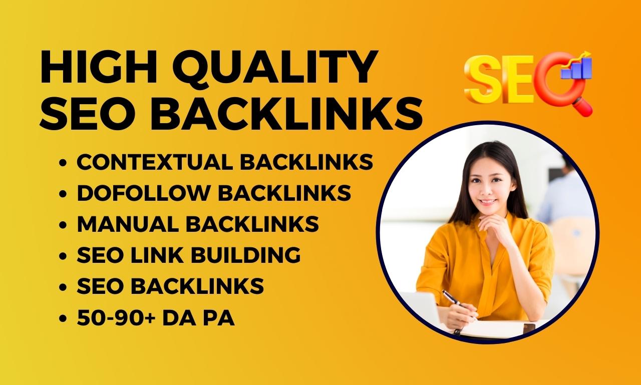 I will provide contextual backlinks with dofollow man...