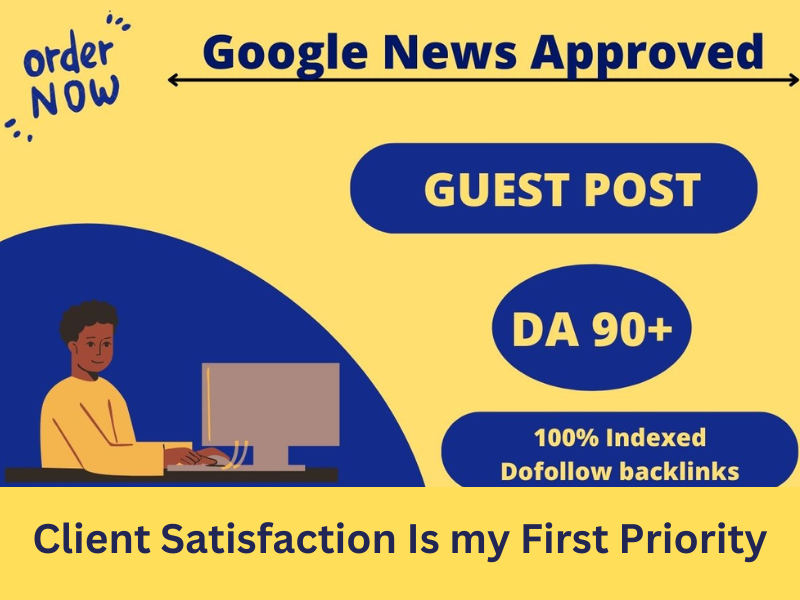 I will submit dofollow guest posts on DA 50 plus webs...