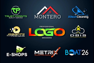 I will design Modern Creative minimalist business log...
