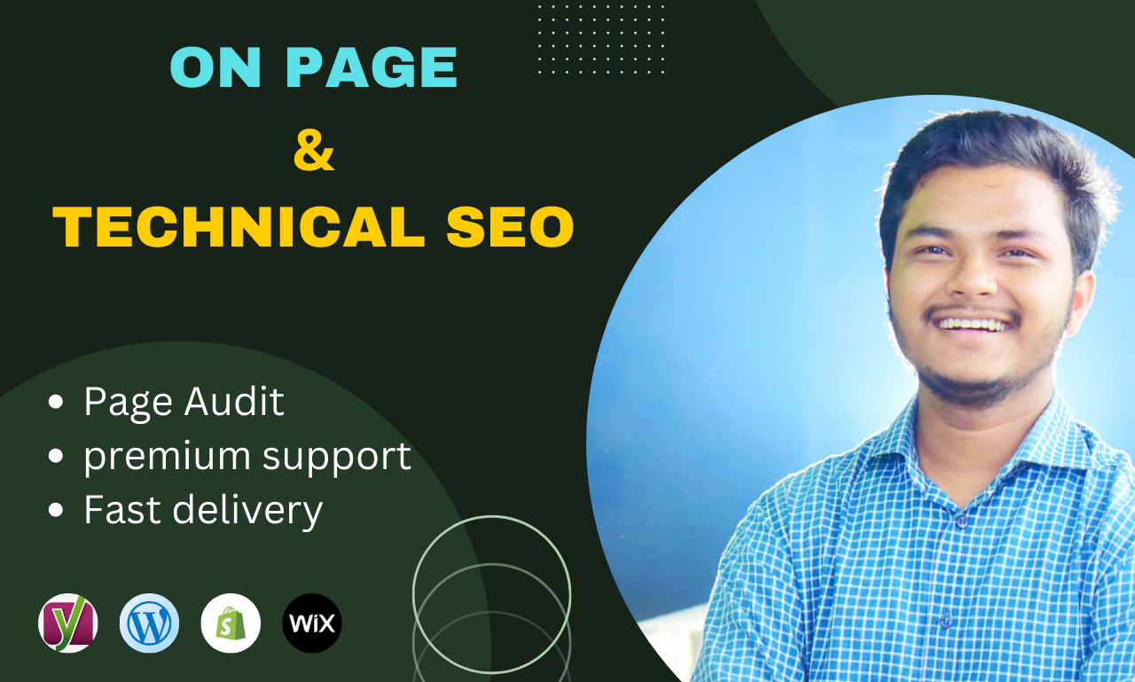 I will do on page SEO with Yoast SEO and fix technica...
