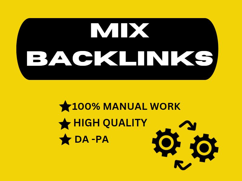 I will do 300 mix high authority dofollow quality seo...