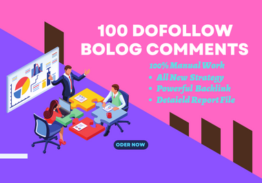 I will provide 100 unique hq dofollow blog comments s...