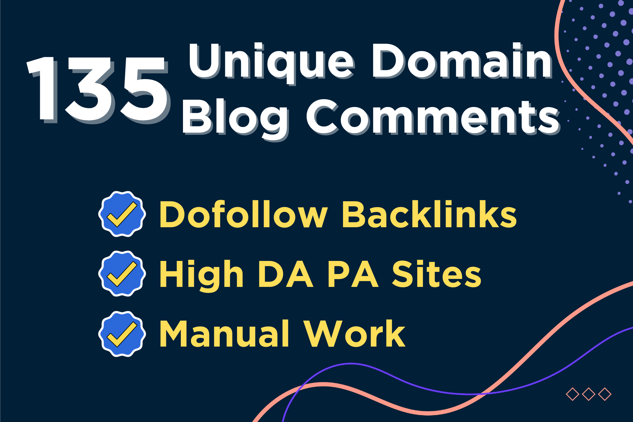 Make 135 Unique Domain Dofollow Blog Comments Backlin...