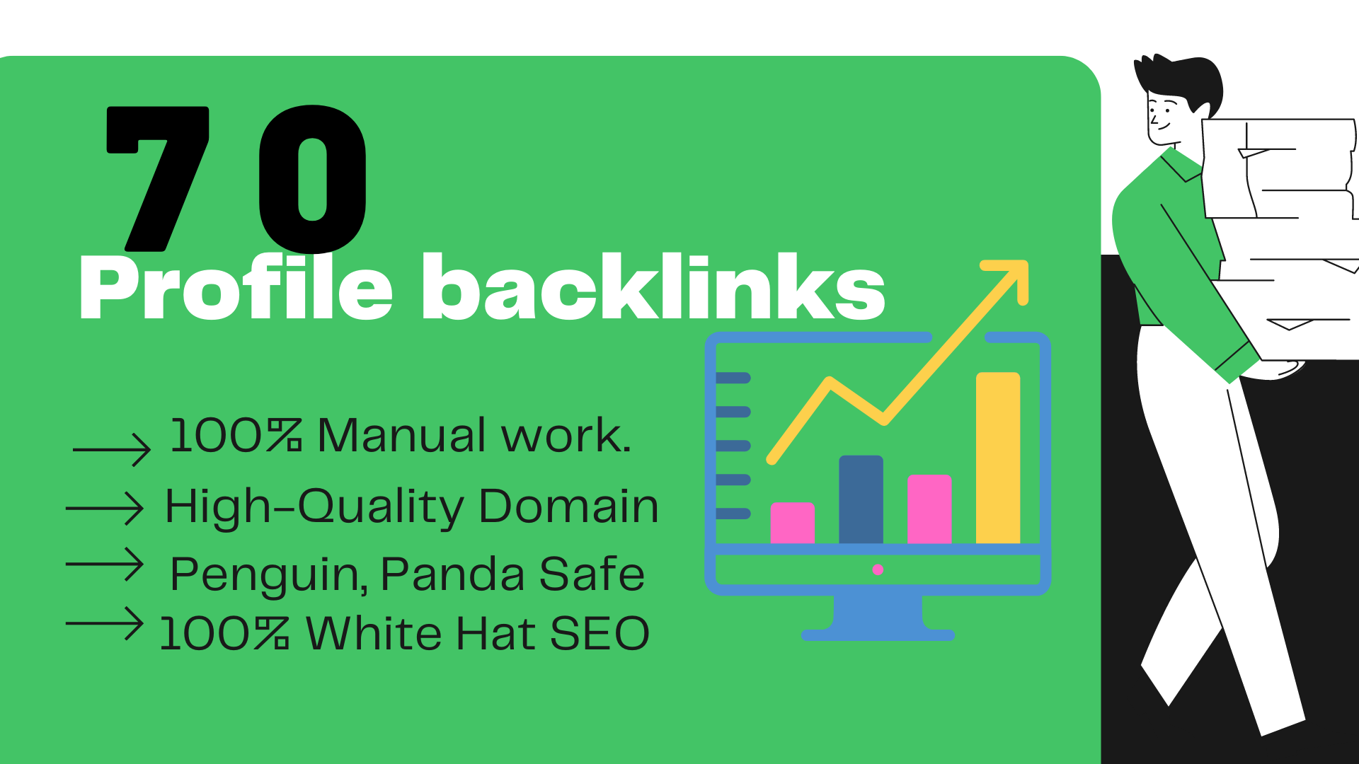 Provide Top 70 High DA-PA Profile Profile Backlinks I...
