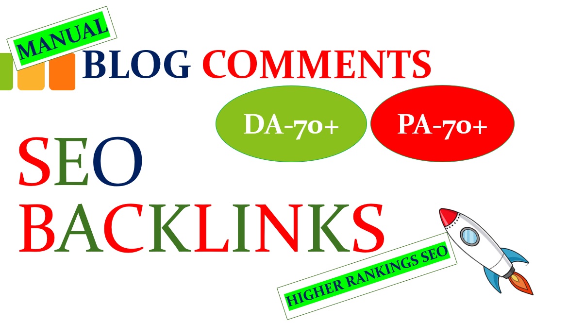 I will do 100 percent manual backlinks DA 50+ PA 50+,...