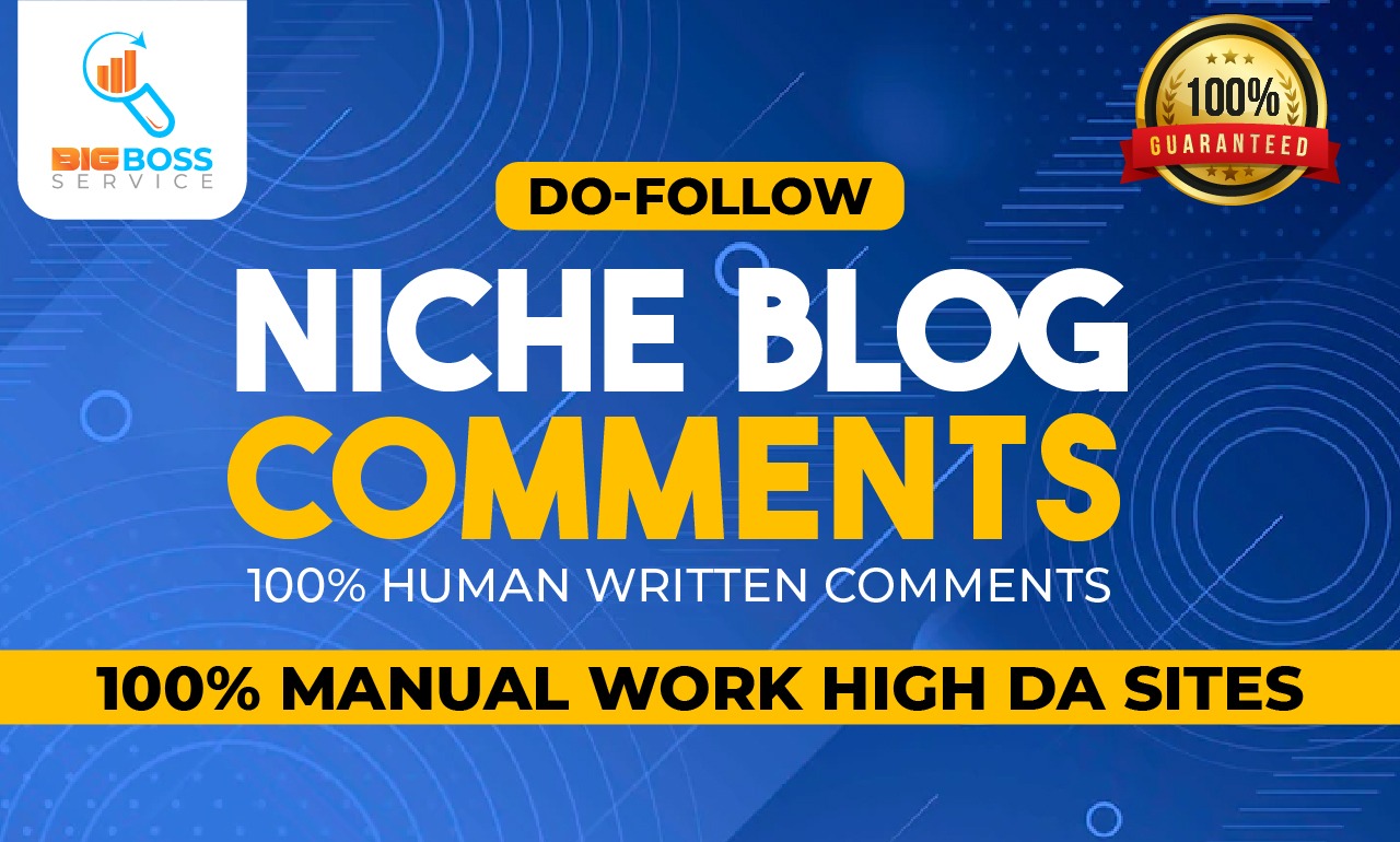 50 Manual Whitehat High Quality Niche Relevant Blog C...