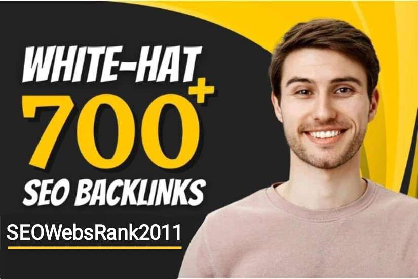 700 High Authority White Hat SEO Backlinks DA 90 to 5...