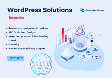 I will design the mobile responsive, modern WordPres...