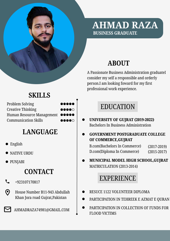 I Will Design & Craft Modern Eye catching Resume ...