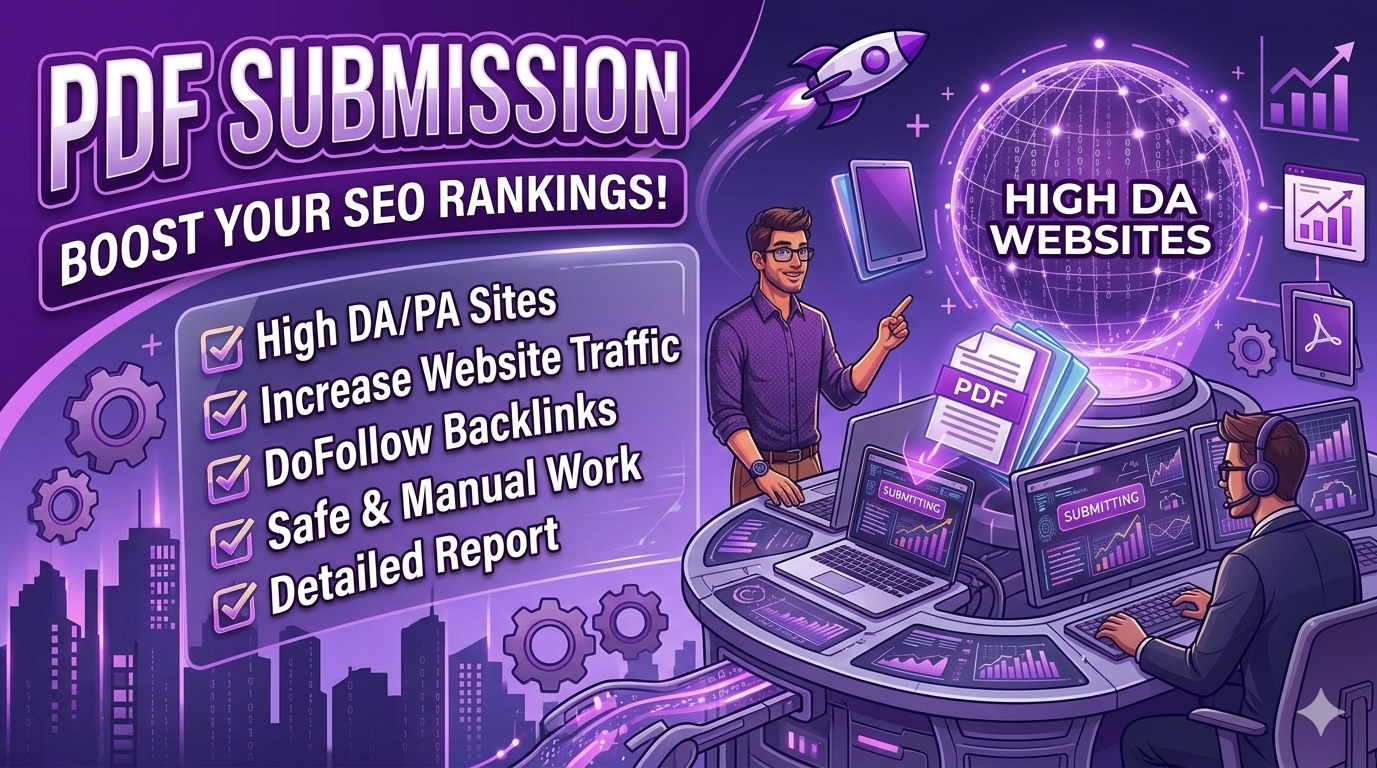 Do manual PDF Submission on High Quality sites