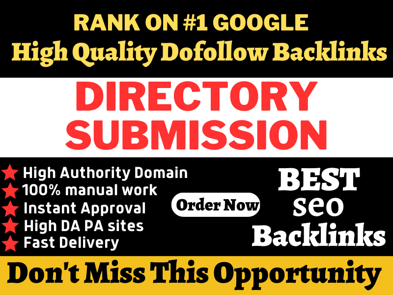 I will submit manually 150 High Authority directory s...
