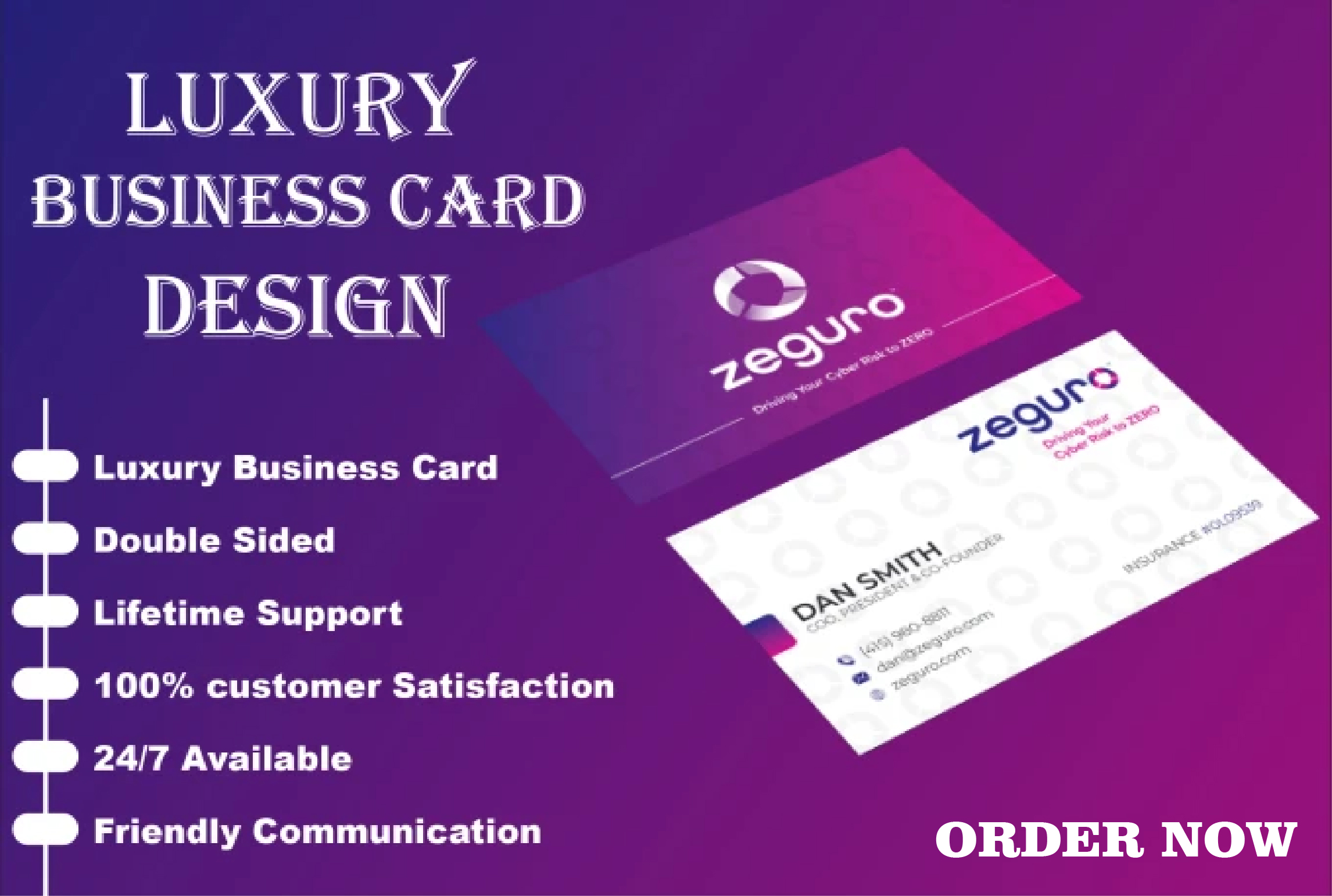 I will do creative, minimalist, luxury business car...