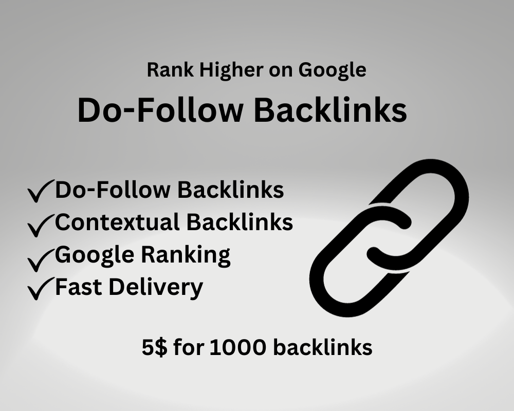 1000+ seo backlinks high quality dofollow link buildi...