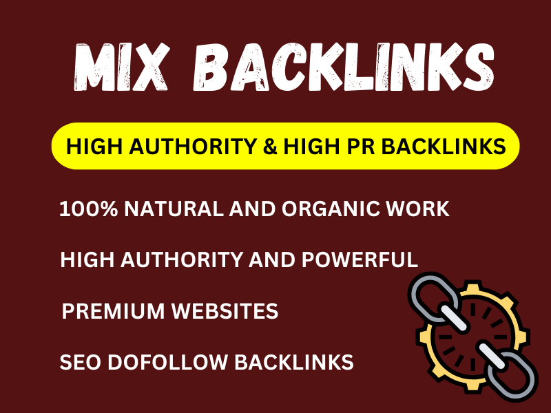 I will manually provide 150 mix backlinks to high qua...