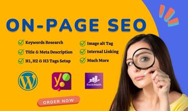 I will do On Page SEO with Yoast SEO or Rankmath plug...