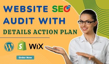 Professional Website SEO Audit report with a detailed...