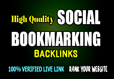 I will create 200 social bookmarking backlink for ran...