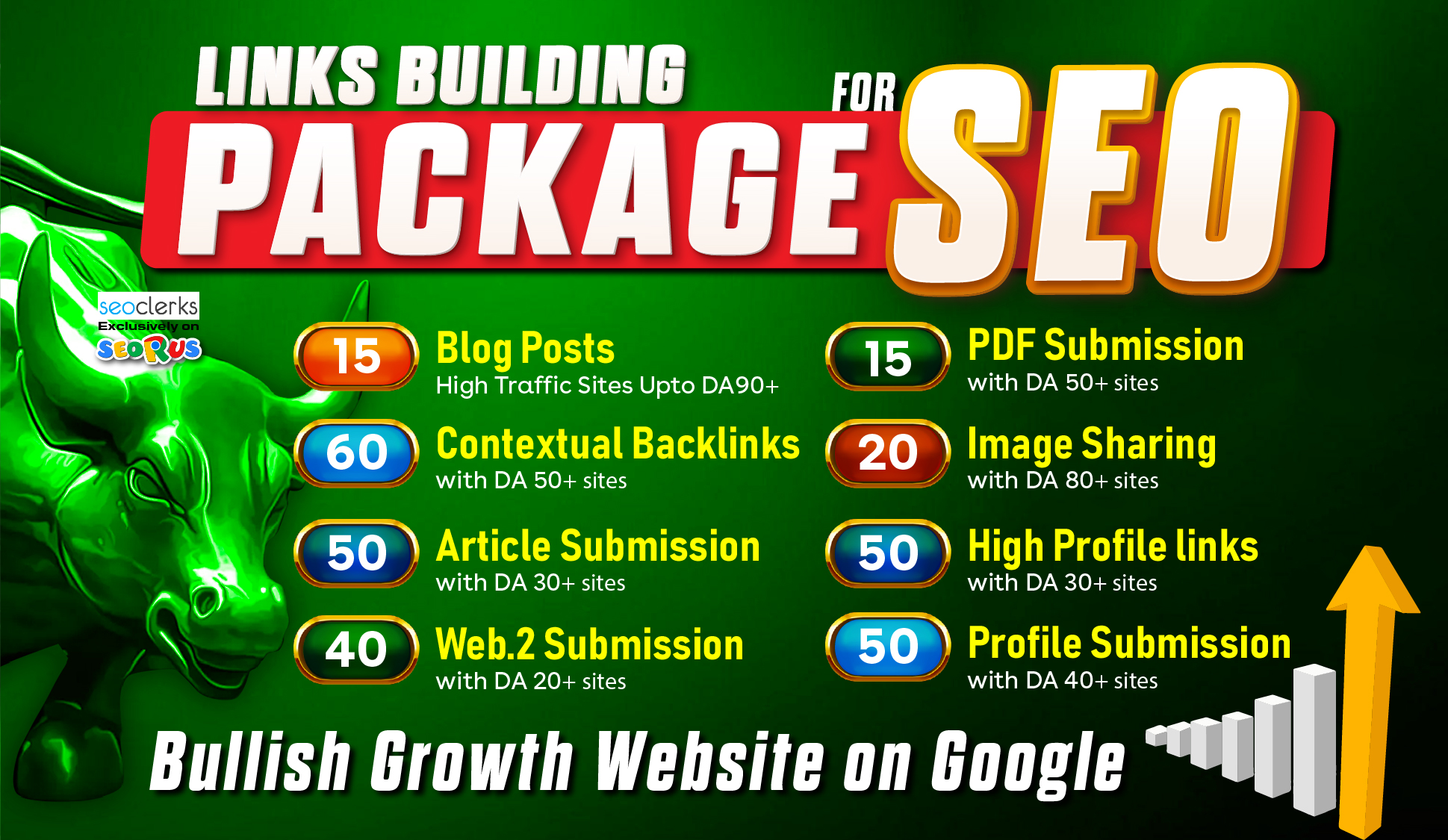 Bullish Growth Website on Google, Links Building Pac...