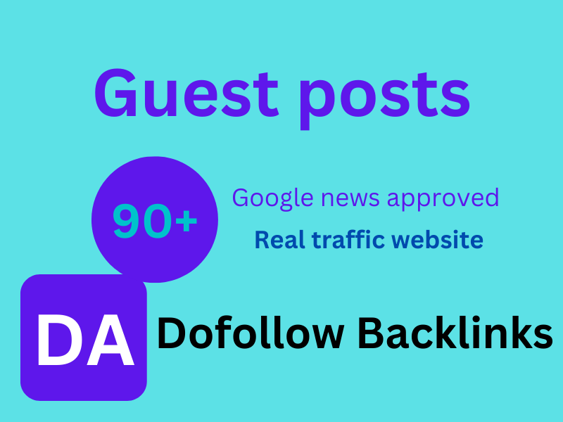 Write and publish 6 guest post with 500 words high da...