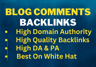Create 70 blog comments backlinks with white hat meth...