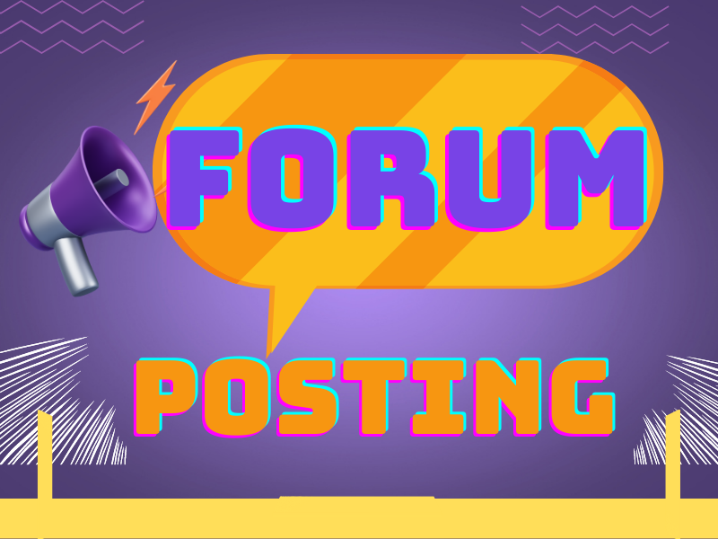 I will provide 80 forum posting SEO backlinks for goo...