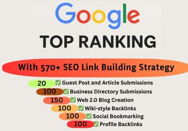 Ultimate SEO Link Building Strategy 570+ High Quality...